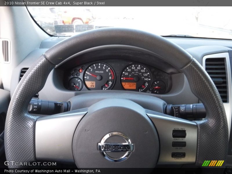 Super Black / Steel 2010 Nissan Frontier SE Crew Cab 4x4