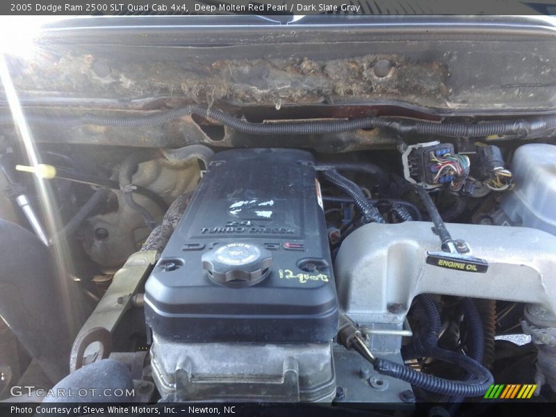 Deep Molten Red Pearl / Dark Slate Gray 2005 Dodge Ram 2500 SLT Quad Cab 4x4