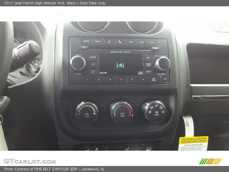 Black / Dark Slate Gray 2017 Jeep Patriot High Altitude 4x4
