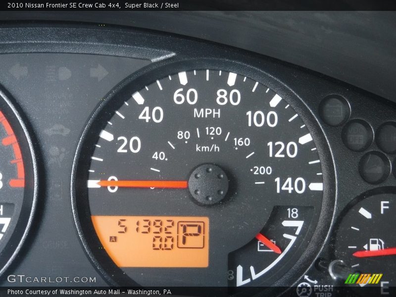 Super Black / Steel 2010 Nissan Frontier SE Crew Cab 4x4