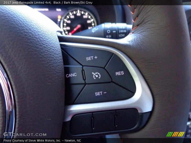 Controls of 2017 Renegade Limited 4x4