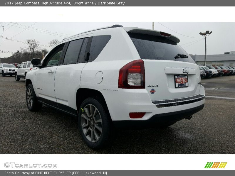 Bright White / Dark Slate Gray 2017 Jeep Compass High Altitude 4x4
