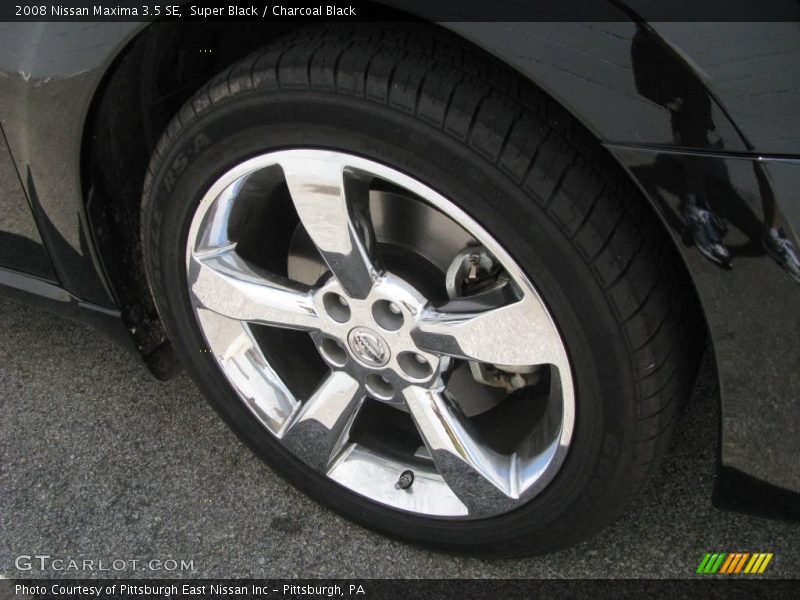 Super Black / Charcoal Black 2008 Nissan Maxima 3.5 SE