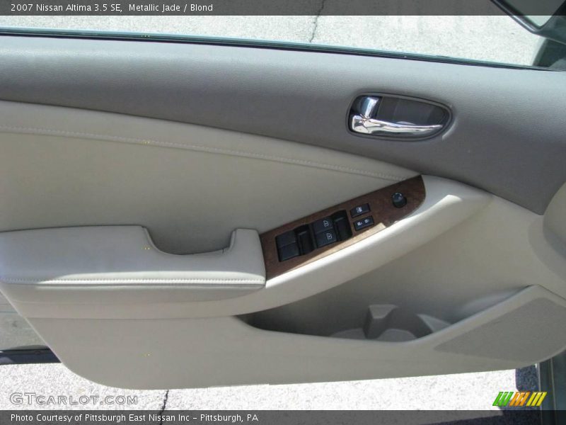 Metallic Jade / Blond 2007 Nissan Altima 3.5 SE