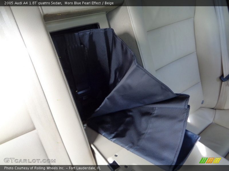 Moro Blue Pearl Effect / Beige 2005 Audi A4 1.8T quattro Sedan
