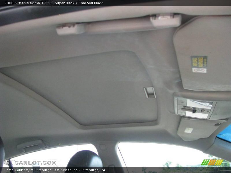 Super Black / Charcoal Black 2008 Nissan Maxima 3.5 SE