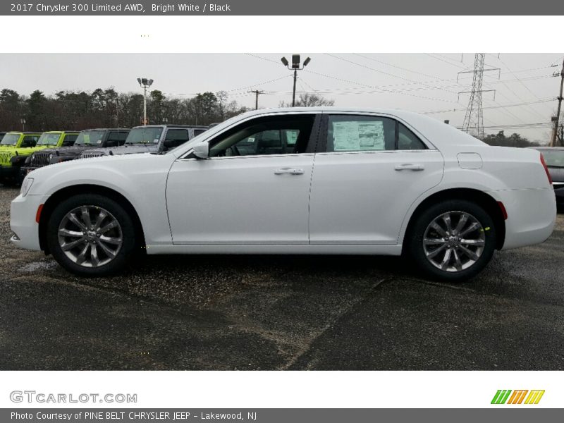 Bright White / Black 2017 Chrysler 300 Limited AWD