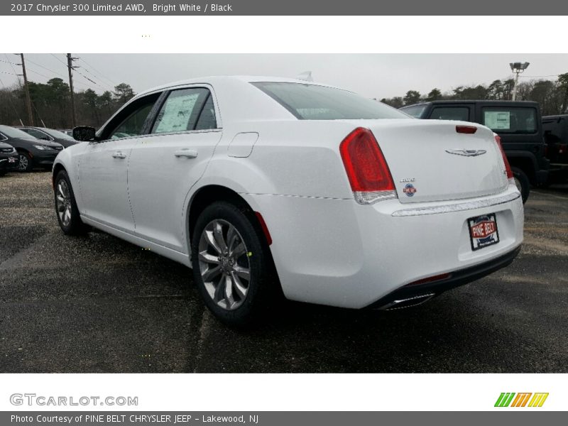 Bright White / Black 2017 Chrysler 300 Limited AWD