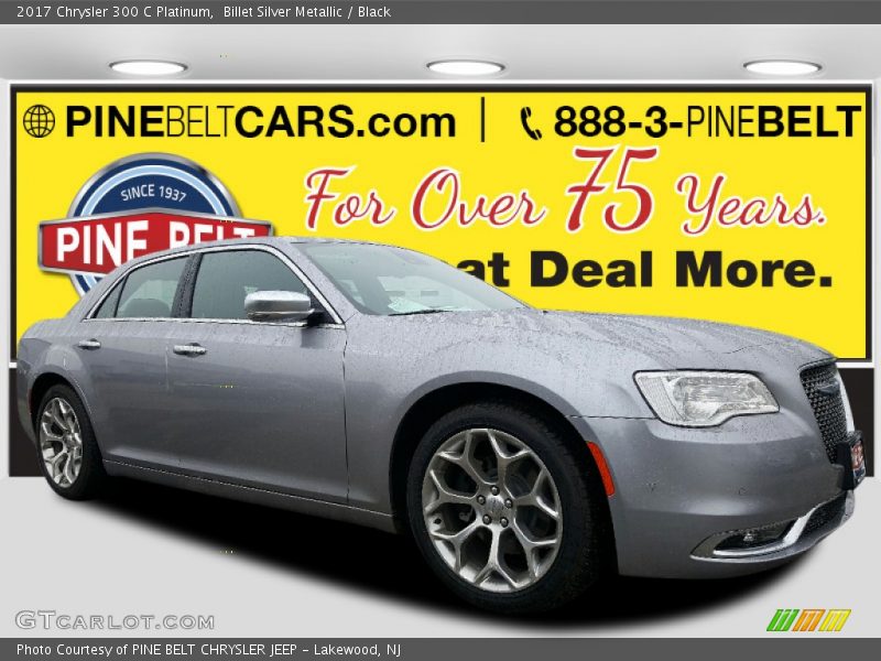 Billet Silver Metallic / Black 2017 Chrysler 300 C Platinum