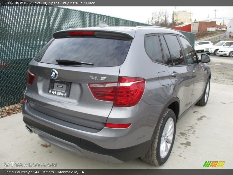 Space Gray Metallic / Black 2017 BMW X3 xDrive28i