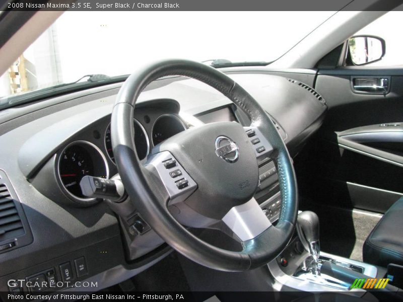 Super Black / Charcoal Black 2008 Nissan Maxima 3.5 SE
