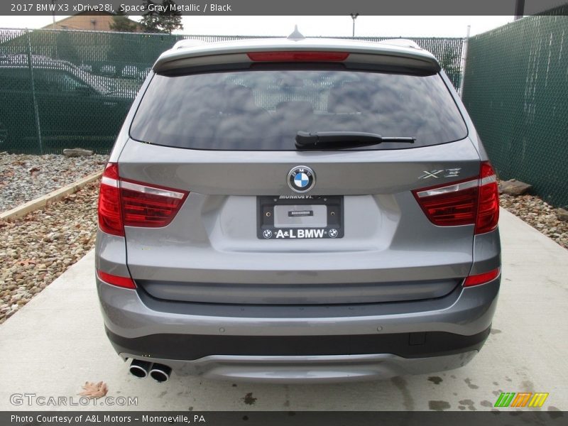 Space Gray Metallic / Black 2017 BMW X3 xDrive28i