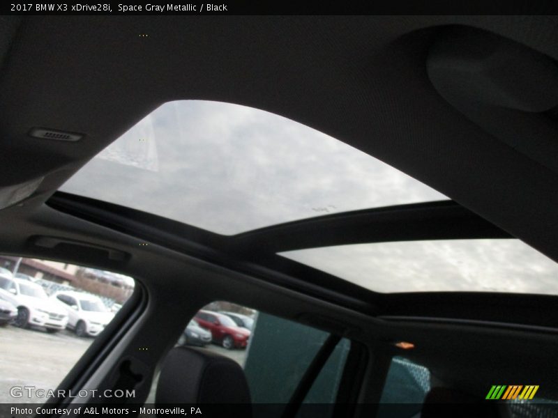 Space Gray Metallic / Black 2017 BMW X3 xDrive28i