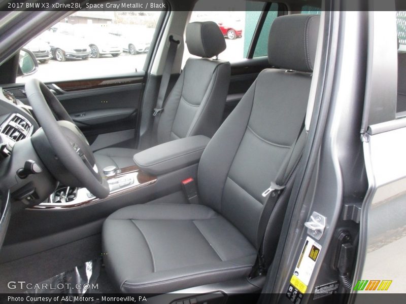 Space Gray Metallic / Black 2017 BMW X3 xDrive28i