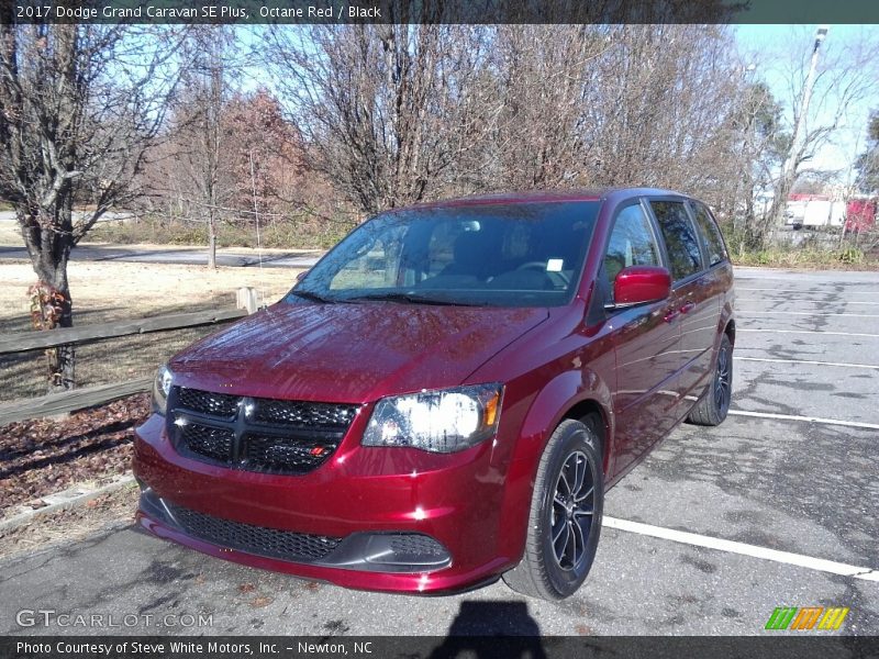 Octane Red / Black 2017 Dodge Grand Caravan SE Plus