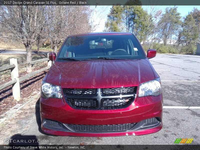 Octane Red / Black 2017 Dodge Grand Caravan SE Plus