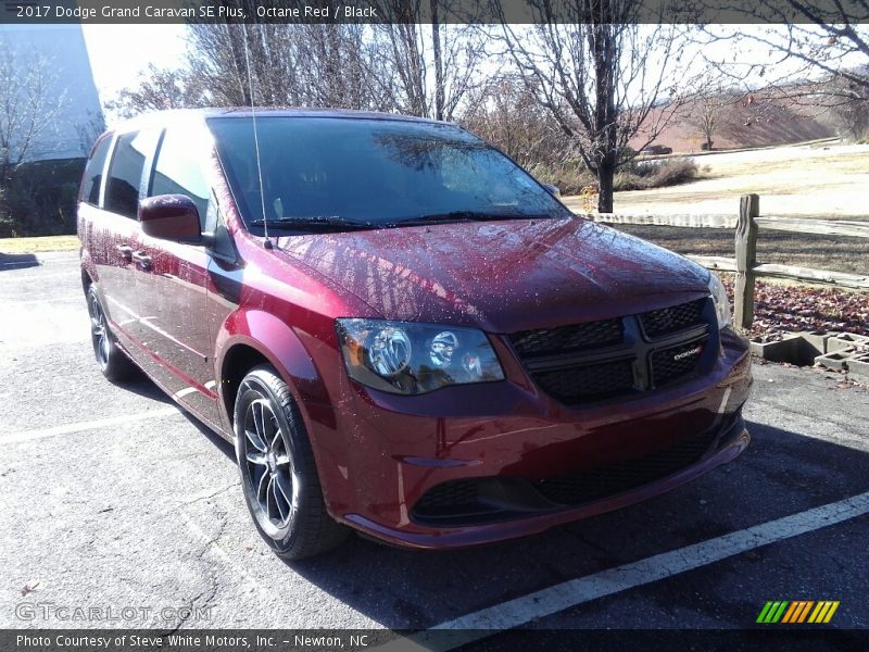Octane Red / Black 2017 Dodge Grand Caravan SE Plus