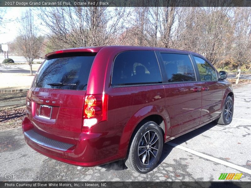 Octane Red / Black 2017 Dodge Grand Caravan SE Plus