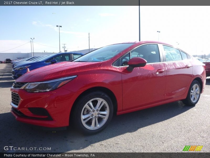 Red Hot / Jet Black 2017 Chevrolet Cruze LT