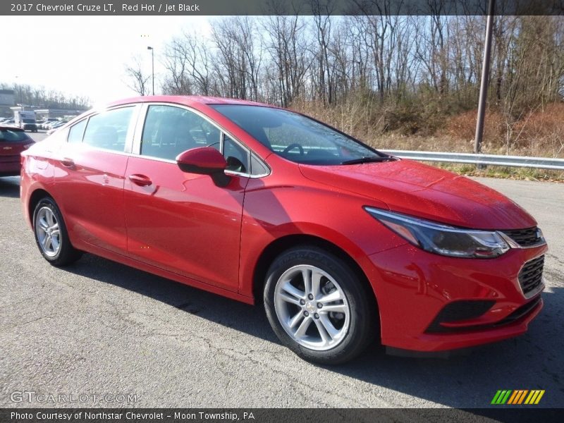 Red Hot / Jet Black 2017 Chevrolet Cruze LT