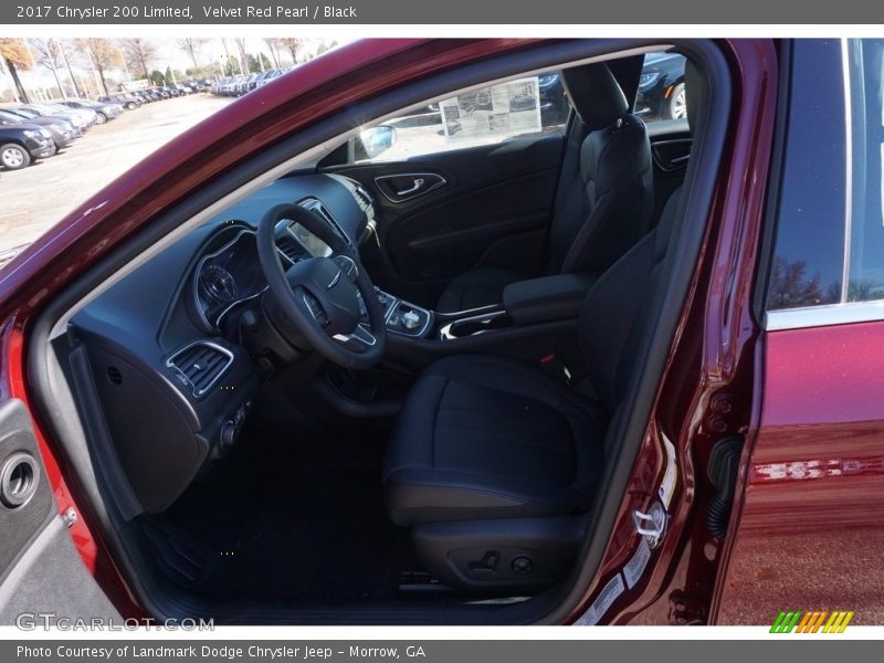 Velvet Red Pearl / Black 2017 Chrysler 200 Limited