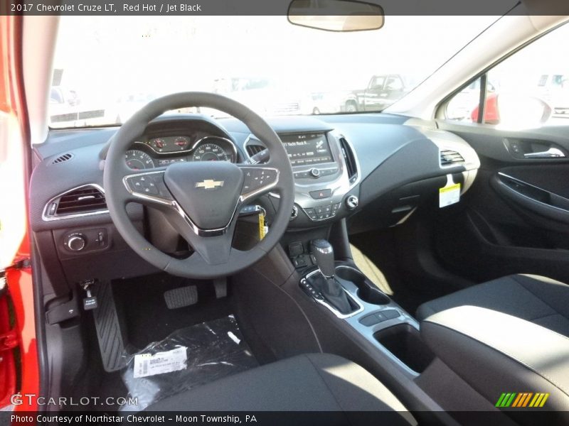 Red Hot / Jet Black 2017 Chevrolet Cruze LT