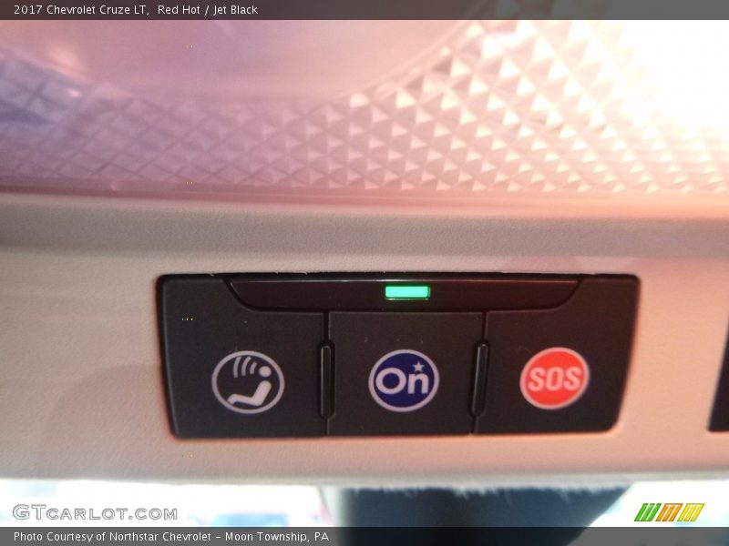Red Hot / Jet Black 2017 Chevrolet Cruze LT