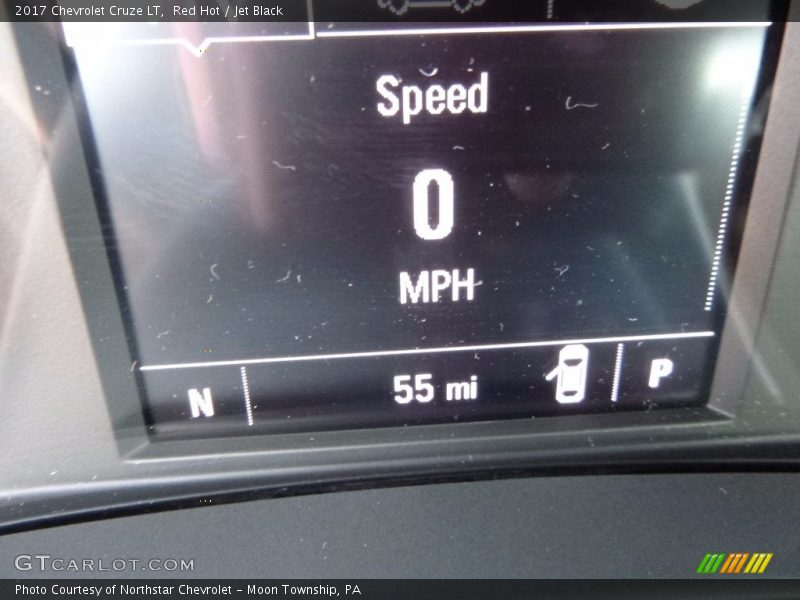Red Hot / Jet Black 2017 Chevrolet Cruze LT