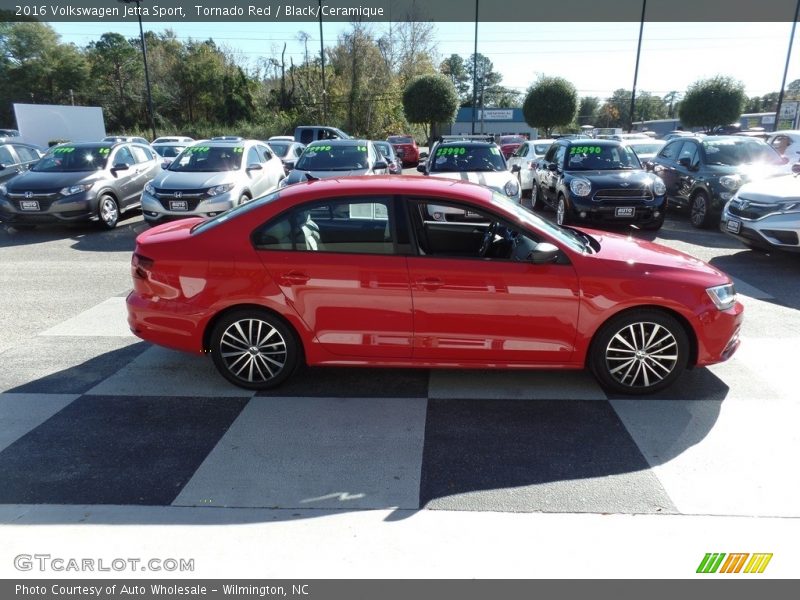 Tornado Red / Black/Ceramique 2016 Volkswagen Jetta Sport