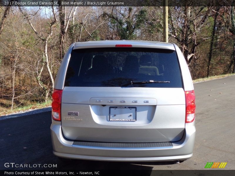 Billet Metallic / Black/Light Graystone 2017 Dodge Grand Caravan SE