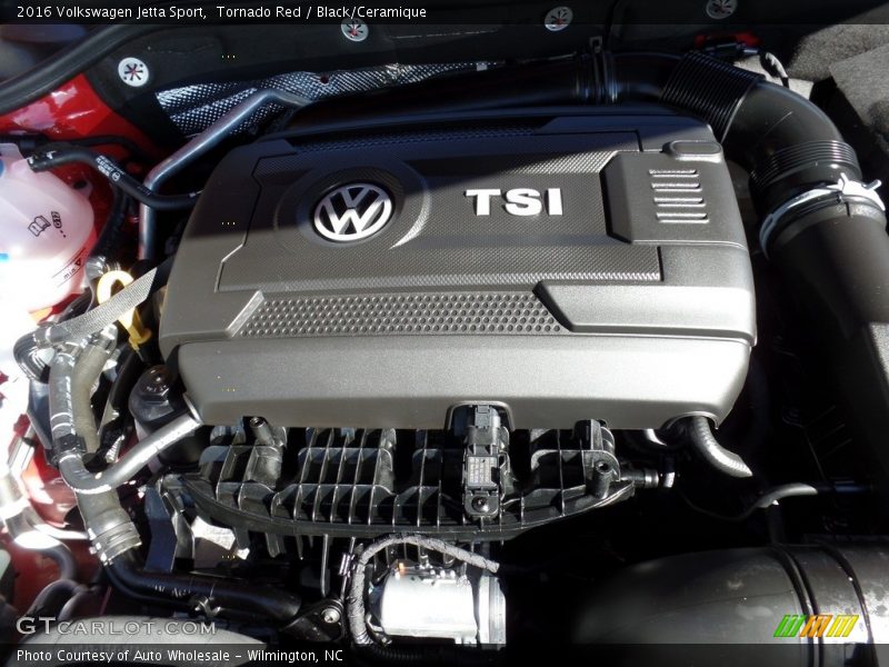Tornado Red / Black/Ceramique 2016 Volkswagen Jetta Sport
