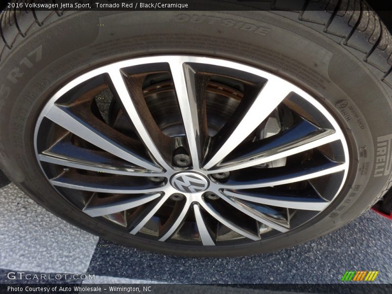 Tornado Red / Black/Ceramique 2016 Volkswagen Jetta Sport