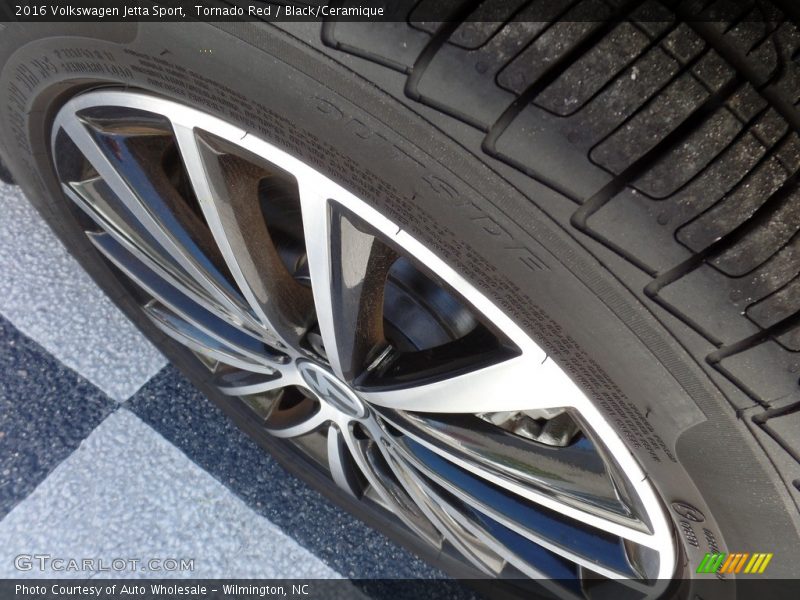 Tornado Red / Black/Ceramique 2016 Volkswagen Jetta Sport