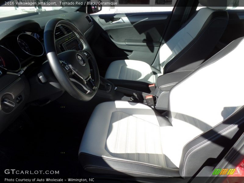 Tornado Red / Black/Ceramique 2016 Volkswagen Jetta Sport