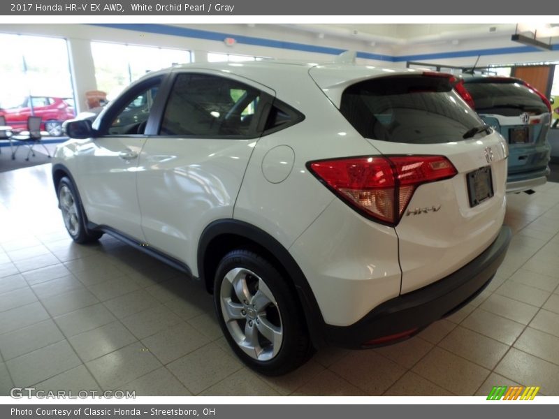 White Orchid Pearl / Gray 2017 Honda HR-V EX AWD