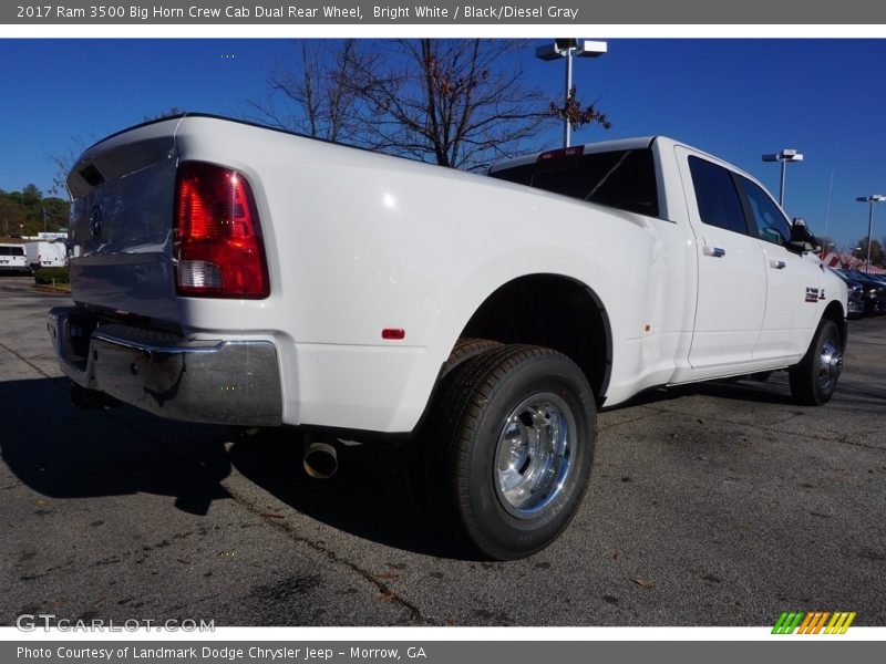Bright White / Black/Diesel Gray 2017 Ram 3500 Big Horn Crew Cab Dual Rear Wheel