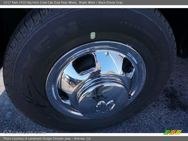 Bright White / Black/Diesel Gray 2017 Ram 3500 Big Horn Crew Cab Dual Rear Wheel