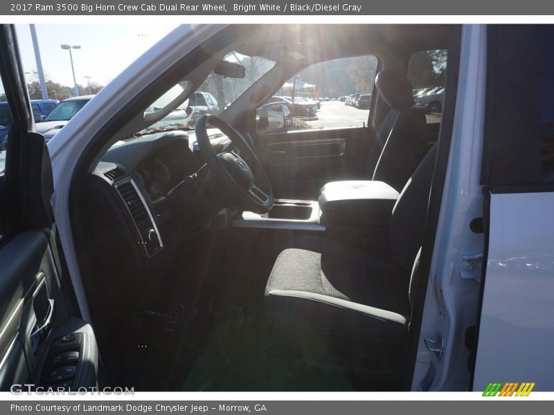 Bright White / Black/Diesel Gray 2017 Ram 3500 Big Horn Crew Cab Dual Rear Wheel