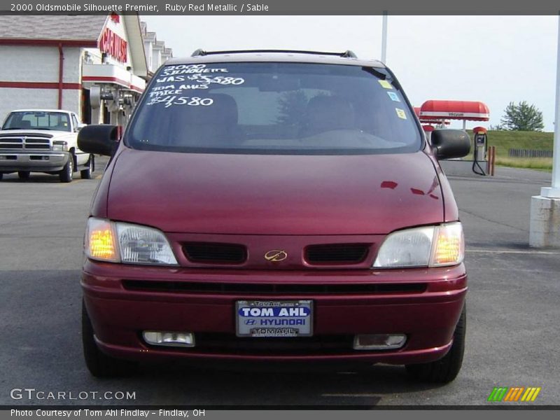 Ruby Red Metallic / Sable 2000 Oldsmobile Silhouette Premier