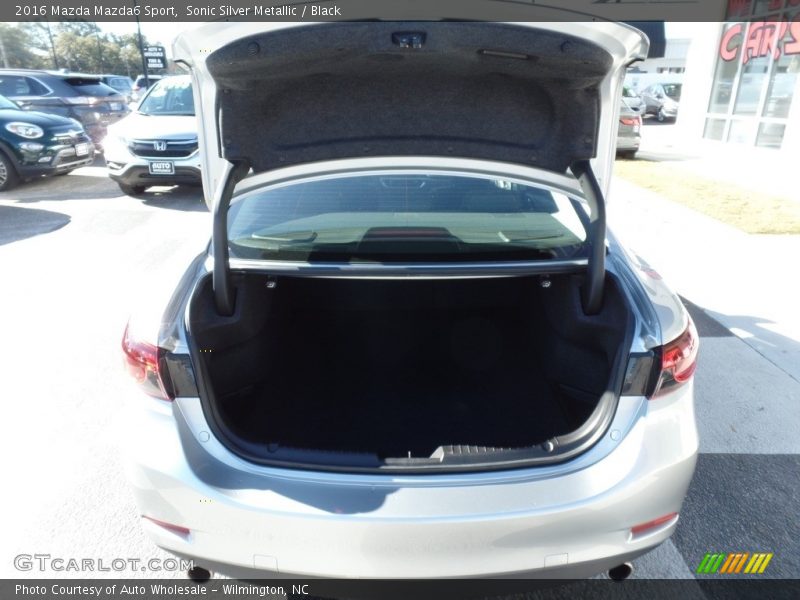 Sonic Silver Metallic / Black 2016 Mazda Mazda6 Sport