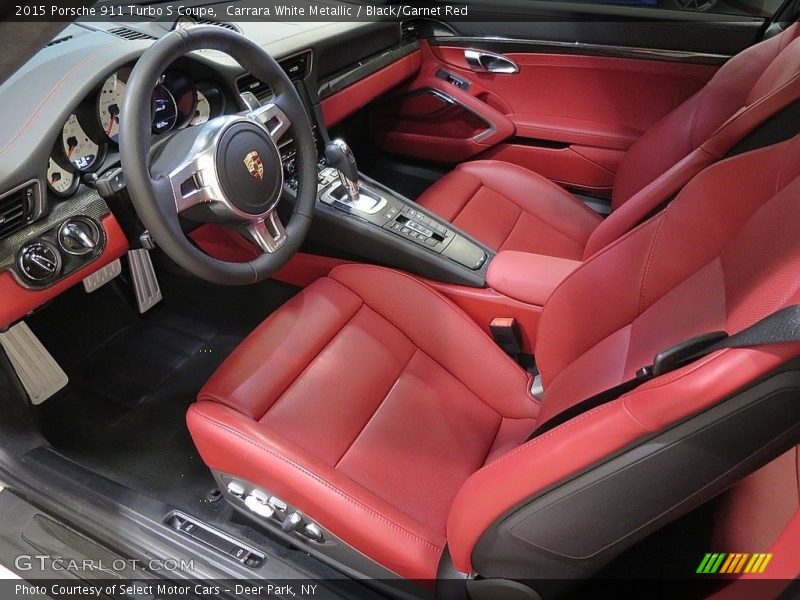  2015 911 Turbo S Coupe Black/Garnet Red Interior