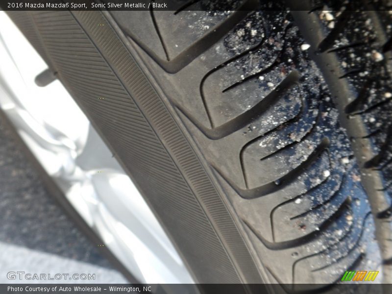 Sonic Silver Metallic / Black 2016 Mazda Mazda6 Sport