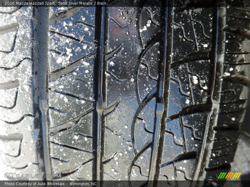 Sonic Silver Metallic / Black 2016 Mazda Mazda6 Sport