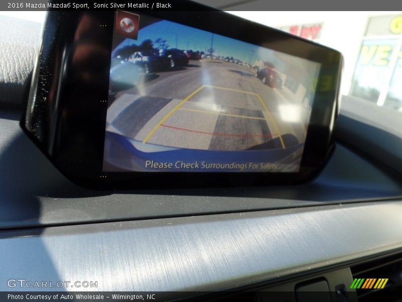 Sonic Silver Metallic / Black 2016 Mazda Mazda6 Sport