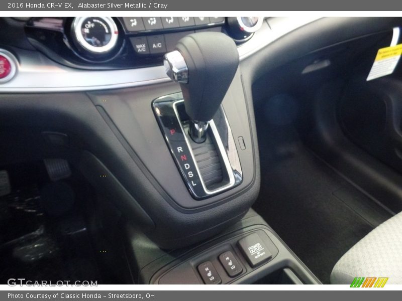 Alabaster Silver Metallic / Gray 2016 Honda CR-V EX