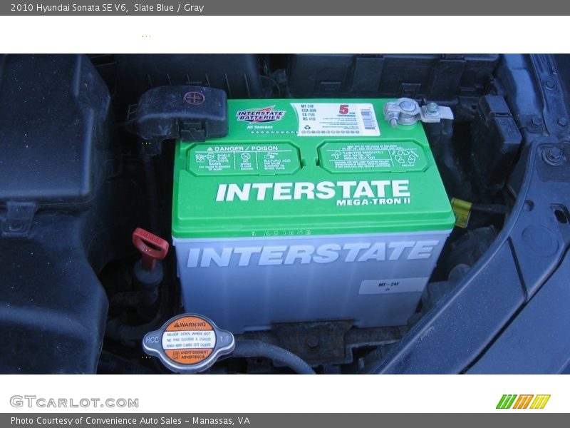Slate Blue / Gray 2010 Hyundai Sonata SE V6
