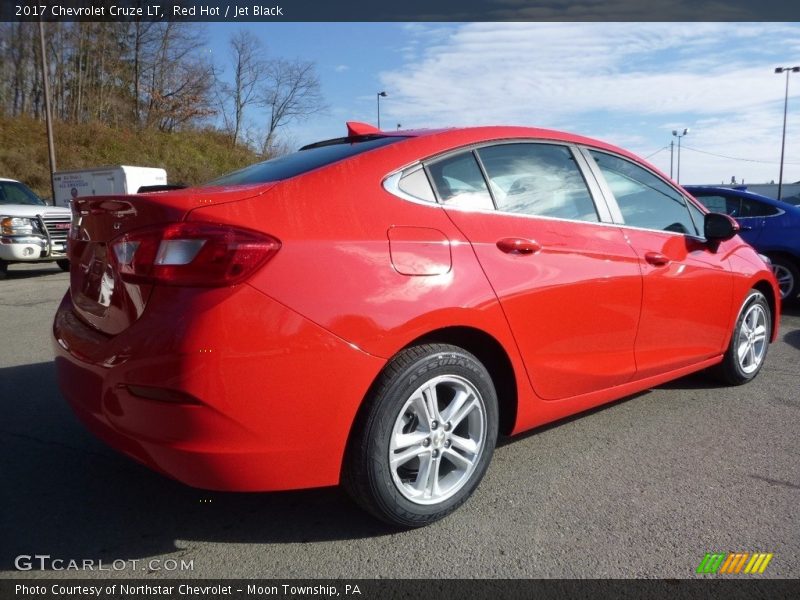 Red Hot / Jet Black 2017 Chevrolet Cruze LT