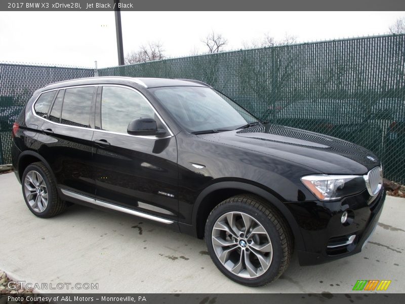 Front 3/4 View of 2017 X3 xDrive28i