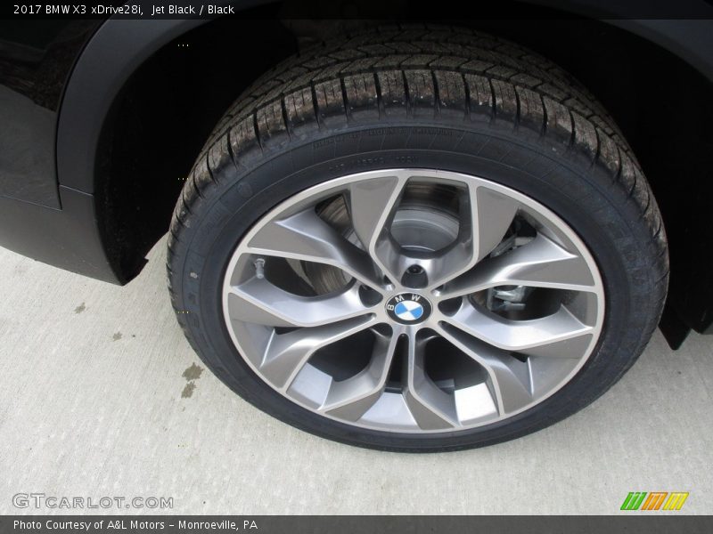 Jet Black / Black 2017 BMW X3 xDrive28i