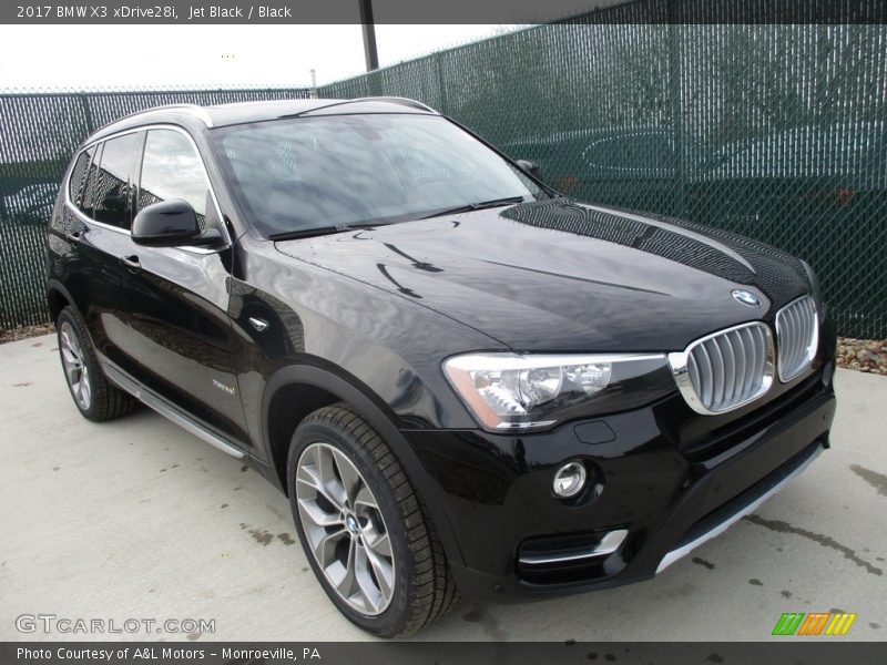 Jet Black / Black 2017 BMW X3 xDrive28i